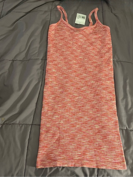 Forever 21 Dresses & Skirts - Forever 21 Pink Heathered Ribbed Tank Dress